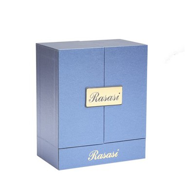 Boîte d'emballage de parfum magnétique fantaisie à double-porte