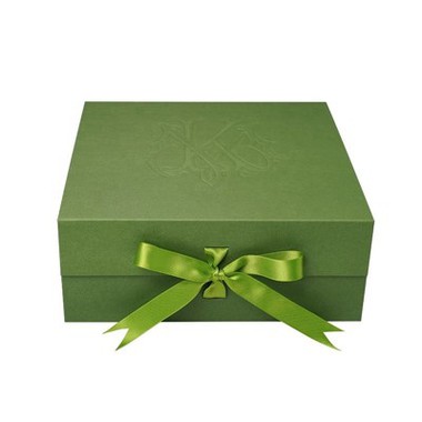 Boîte d'emballage cadeau pliante de maquillage vert